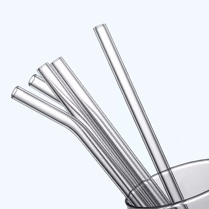 GS-002 Logo Custom Borosilicate Glass Straw 2 Straw+1 Brush Set - Image 4