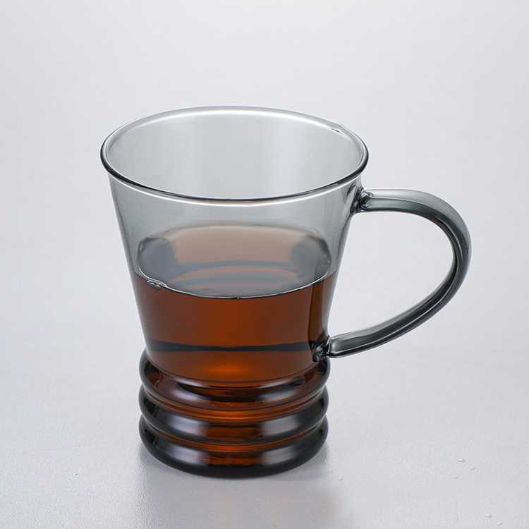 SWG-12 Single Wall Colored Glass Coffee Mug Tea Water Drinking Glass Mug - Image 6