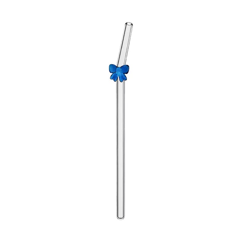 GS-06 High Quality Glass Straw Drinking Glass Straw with Butterfly - Image 5