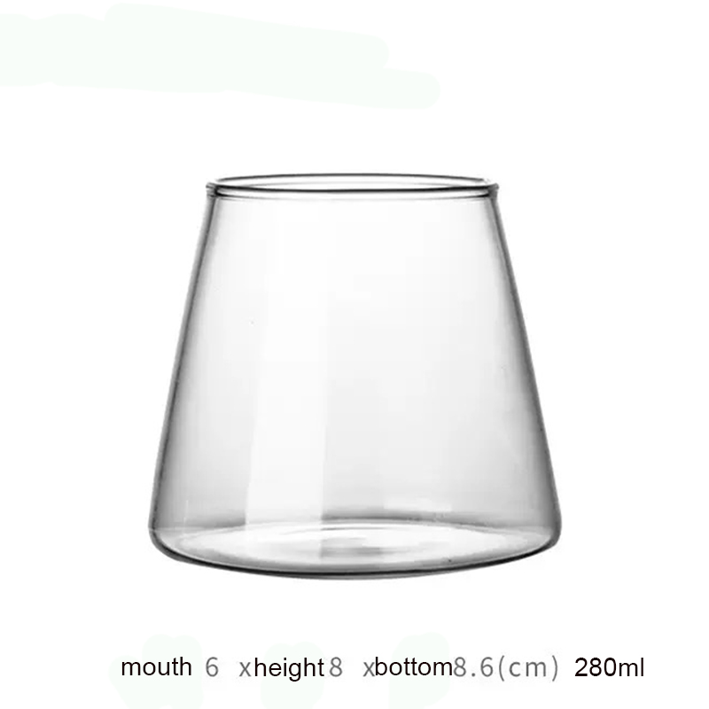 SGW-06 Mount Fuji Beer Glasses 10 Oz Drinking Glasses,Mountain Shape Wine Glasses,Bar Glassware,Dessert Cup,Ice Cream Cup,Vintage Glassware,Clear Glass Cup,Cocktails Whiskey Glasses - Image 6