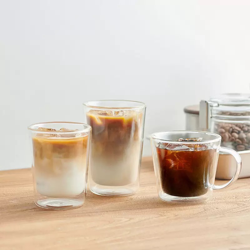 DWG-04 Glass Cups, Double Walled Thermo Espresso Glasses, Insulated Coffee Mugs, Drinking Glasses - Image 4