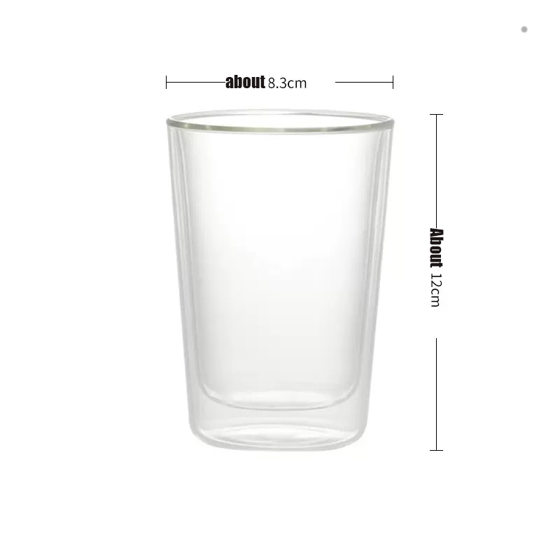 DWG-04 Glass Cups, Double Walled Thermo Espresso Glasses, Insulated Coffee Mugs, Drinking Glasses - Image 7
